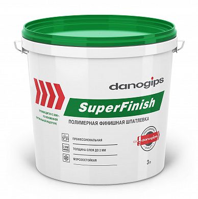 Шпатлевка готовая "DANOGIPS SuperFinish" (28кг/17л)