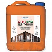 Огнебиозащита "ОГНЕ-БИОЩИТ-1" бесцветный, морозостойкий, Оптимист С413 (10 л)