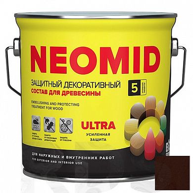 Антисептик "BIO COLOR ULTRA", палисандр, Neomid, 2,7л