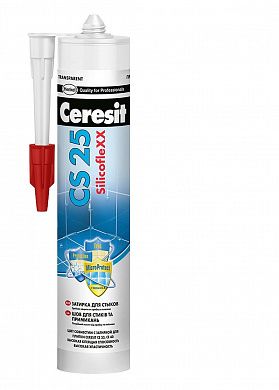 Затирка Ceresit CS 25, 280мл (серый)