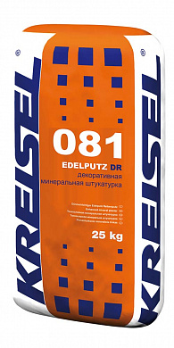 Штукатурка декоративная KREISEL 081 Edelputz DR, короед 2мм, белая, 25кг