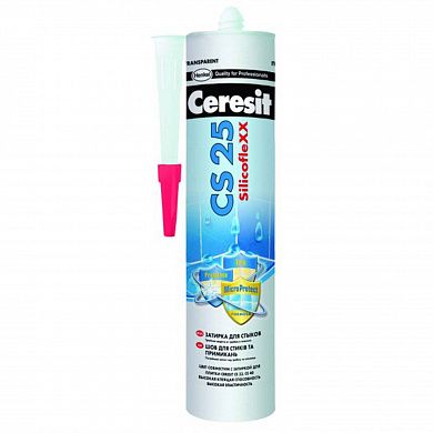 Затирка Ceresit CS 25, 280мл (прозрачный)