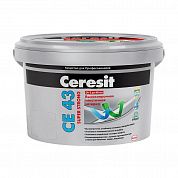 Затирка высокопрочная CERESIT CE43, серая, 2кг