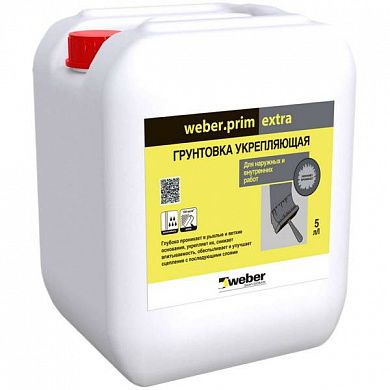 Грунтовка Weber.Prim Экстра, 5 кг