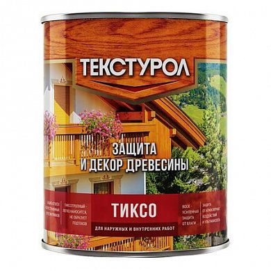 Деревозащитное средство Текстурол Тиксо, белый, 1л