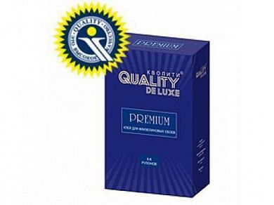 Клей обойный "QUALITY De Luxe" для флизелиновых обоев, 250 гр