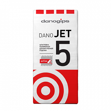 Шпатлевка полимерная "DANO JET 5" сухая в мешках 25 кг