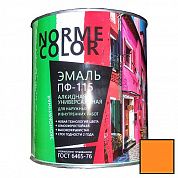 Эмаль ПФ-115 "NORME COLOR", оранжевая, 20кг/ ГОСТ 6465-76