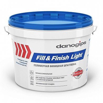 Шпатлевка готовая "DANOGIPS Fill&Finish Light"  (18.5кг/17л)