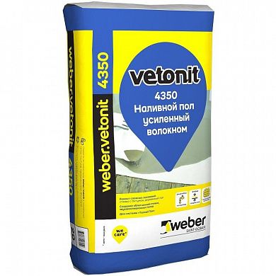 Наливной пол Weber.Vetonit 4350, 25кг
