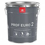 Краска водоэмульсионная EURO 2 PROF глубоко матовая, белая, Tikkurila (18л)