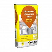 Шпатлёвка отделочная Weber.Rend Facade (серая), 20кг