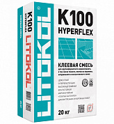 Литокол Hyperflex K100 клеевая смесь Серый 20кг
