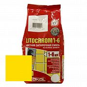 Затирка Litochrom 1-6 C.640 Желтый 2 кг (15шт/коробка)