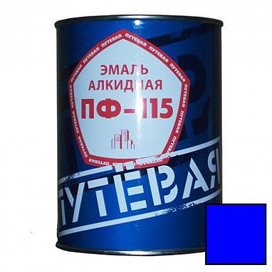 Эмаль ПФ-115 "ПУТЕВАЯ", голубая, 25кг