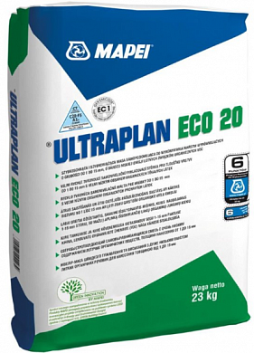 Mapei Ultraplan Eco 20 самовырав.шпатлевка д/пола 23кг