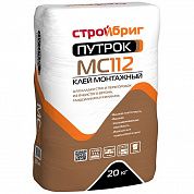 СТРОЙБРИГ ПУТРОК МС112 Монтажный Раствор, 25кг