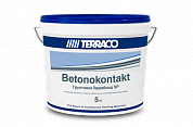 Грунтовка Бетон-контакт TERRACO Terrabond SP, для внутренних и наружных работ, 5кг