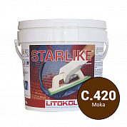Затирка Litochrom Starlike C.420 мокко  (5 кг)