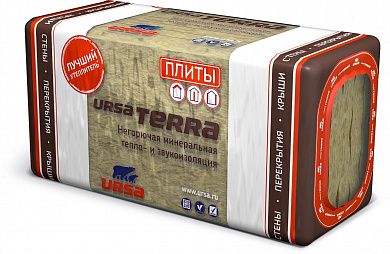 Минвата "Урса" Terra 36 PN(5) (1250х610х100)