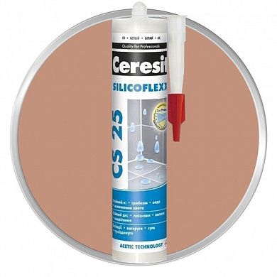 Затирка Ceresit CS 25, 280мл (светло-коричневый)