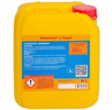 Ускоритель твердения для бетонов "Sikament-1 Rapid", 5л