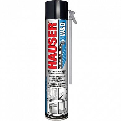 Пена монтажная бытовая /всесезонная/ 750 мл. "HAUSER W&D"