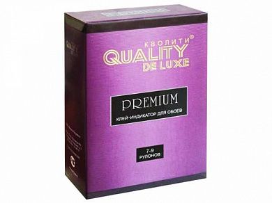 Клей обойный "QUALITY De Luxe" с индикатором, 250 гр