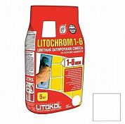 Затирка Litochrom 1-6 C.00 белая 2 кг