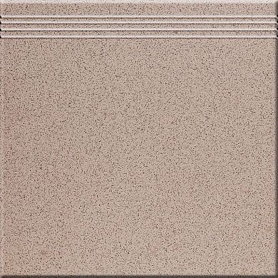 Ступень STc03 штампованная неполированная, серая, 30x30x0,8 см