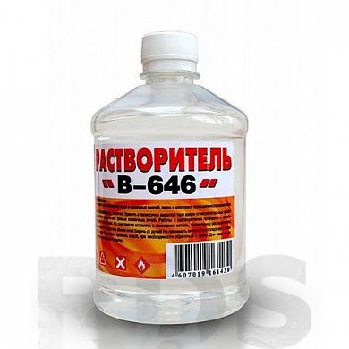 Растворитель "Вершина" В-646, 0,8кг/1,0л (пэт/т)