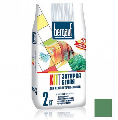 Затирка светло-зеленая Bergauf "KITT", 2 кг