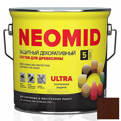 Антисептик "BIO COLOR ULTRA", махагон, Neomid, 2,7л