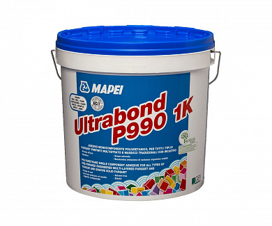 Mapei Ultrabond P990 1К Chiaro светлый полиуретановый клей 15кг