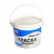 Краска фасадная "ЛАТЕК  Л301" супербелая, 14 кг