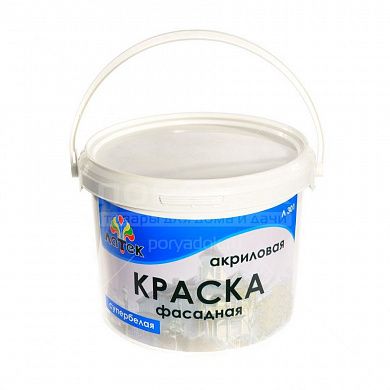 Краска фасадная "ЛАТЕК  Л301" супербелая, 14 кг