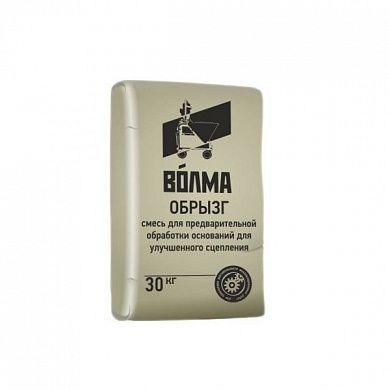 Штукатурка цементная ВОЛМА-Обрызг МН, 30 кг
