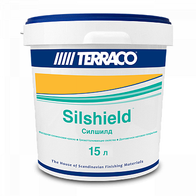 Краска фасадная силиконовая Terraco Silshield, 15л