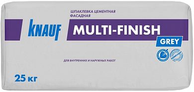 Шпаклевка фасадная "КНАУФ-Мульти-Финиш Цемент", 25кг