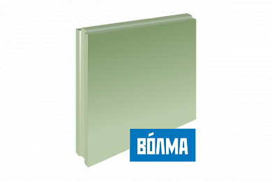 Пазогребневая гипсовая плита влагостойкая, полнотелая Волма 667х500х80 мм