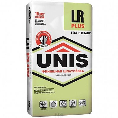 Шпатлевка полимерная ЮНИС  "LR Plus "  5 кг.