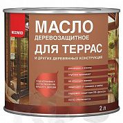 Масло для террас деревозащитное "ТERRASA OIL", орех, Neomid (2л)