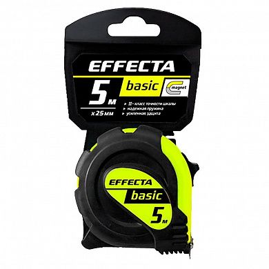 Рулетка с магнитом  Effecta Basic 5м