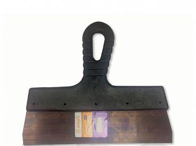Шпатель фасадный, 200 мм, пружинная сталь 65Г, пластмассовая ручка, "HOGER"
