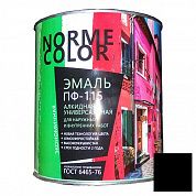 Эмаль ПФ-115 "NORME COLOR", черная, 20кг
