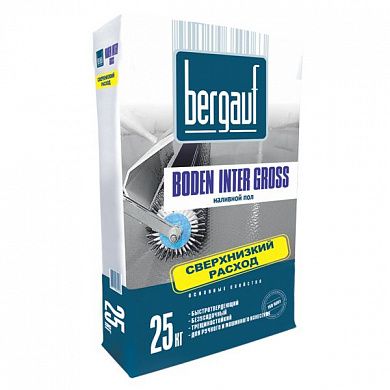 Пол наливной минеральный Bergauf "Boden Inter Gross", (3-60 мм), 25кг
