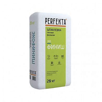 Шпаклевка гипсовая универсальная Perfekta Экофиниш, 20 кг (70шт/под)