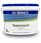 Грунтовка для внутренних и наружных работ Terragrunt White/Colored Clear, 10кг