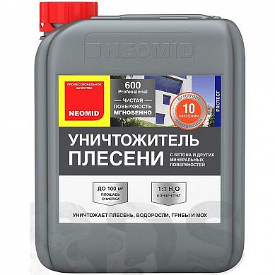 Уничтожитель плесени "NEOMID 600", концентрат 1:1, 5кг