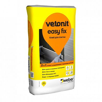 Клей для плитки и керамогранита Weber.Vetonit Easy Fix (25кг)